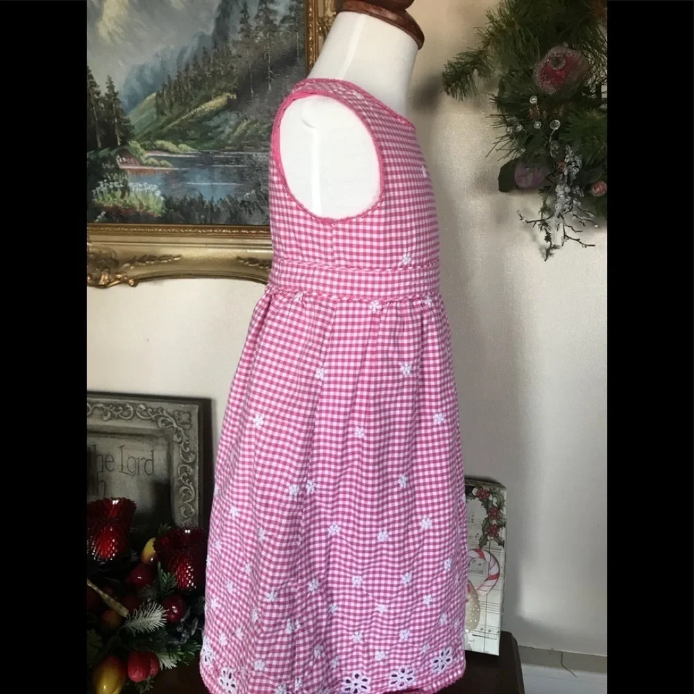 Baby Gap Pink Gingham 2-piece Sleeveless Dress